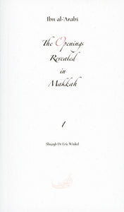 Book 01 - The Openings Revealed in Makkah, Taschenbuch Series